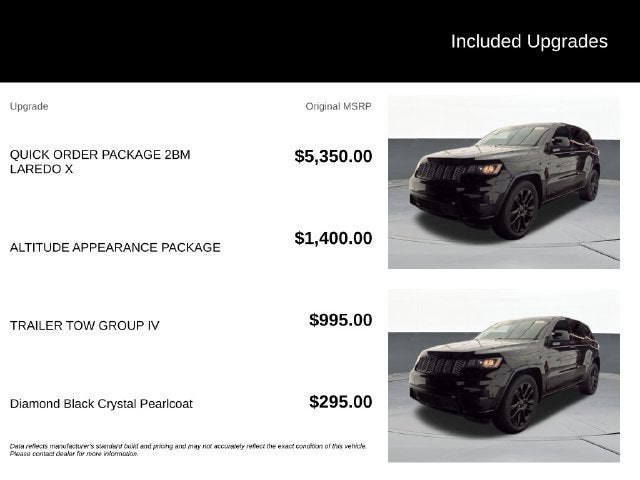 2021 Jeep Grand Cherokee Laredo X 4x2