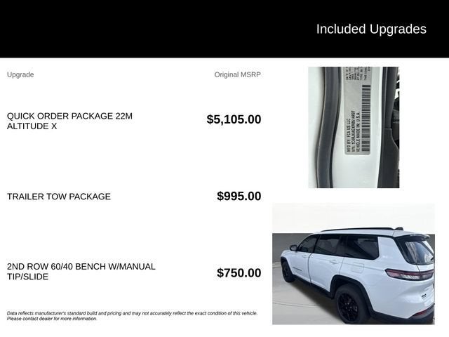 2024 Jeep Grand Cherokee L Altitude X 4x4