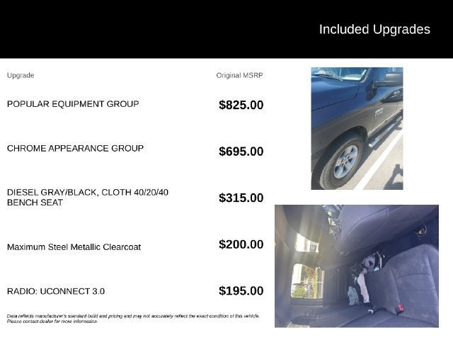 2019 RAM 1500 Classic Tradesman Quad Cab 4x2 6'4" Box