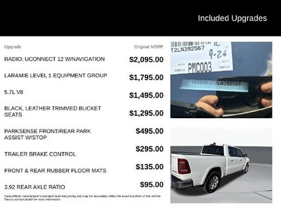 2020 RAM 1500 Laramie Crew Cab 4x4 5'7" Box