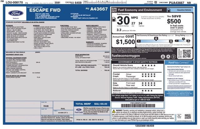 2023 Ford Escape ST-Line