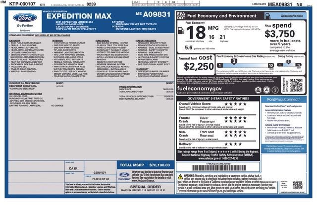 2021 Ford Expedition Limited MAX