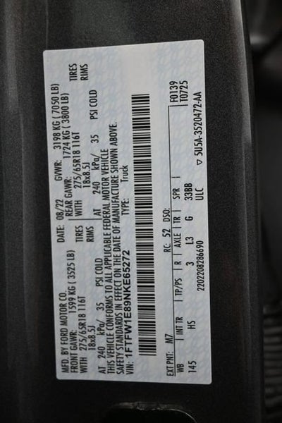 2022 Ford F-150 LARIAT