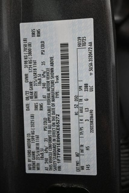 2022 Ford F-150 LARIAT