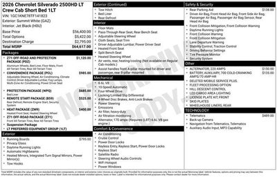 2026 Chevrolet Silverado 2500 HD LT