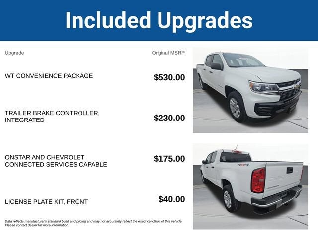 2021 Chevrolet Colorado 4WD Work Truck