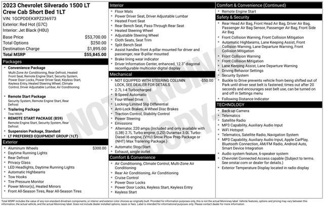 2023 Chevrolet Silverado 1500 LT