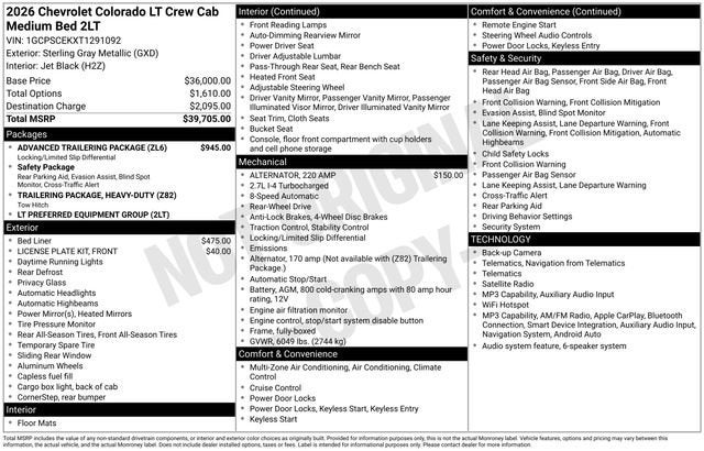 2026 Chevrolet Colorado LT
