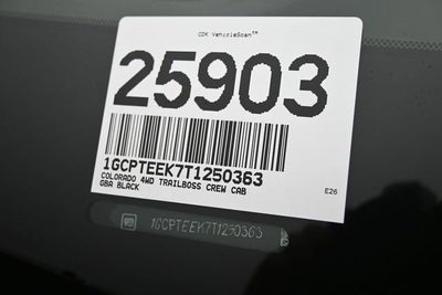 2026 Chevrolet Colorado Trail Boss