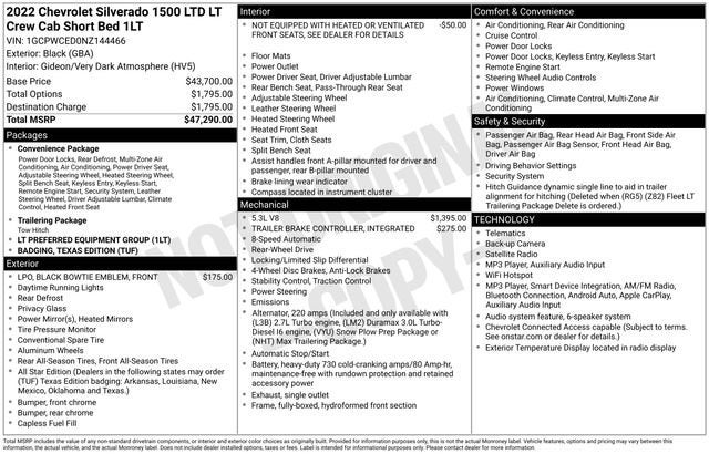 2022 Chevrolet Silverado 1500 LTD LT