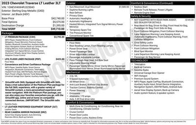 2023 Chevrolet Traverse LT Leather