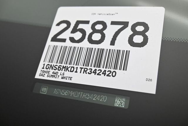 2026 Chevrolet Tahoe LS