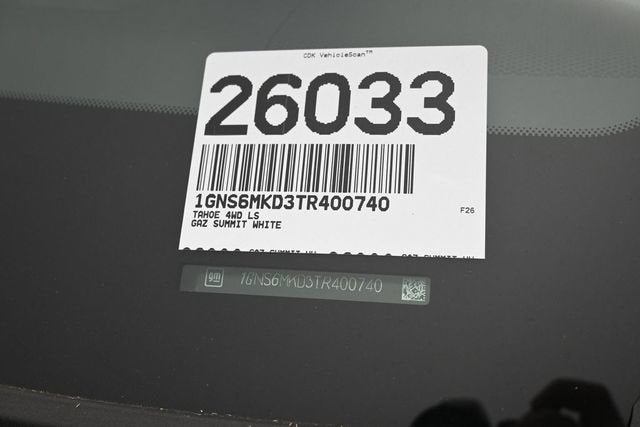 2026 Chevrolet Tahoe LS