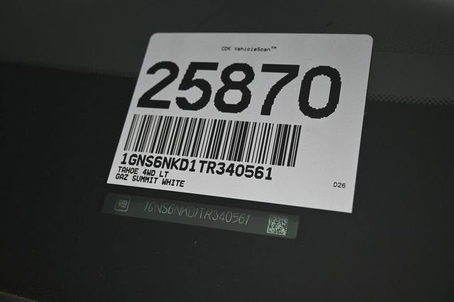 2026 Chevrolet Tahoe LT