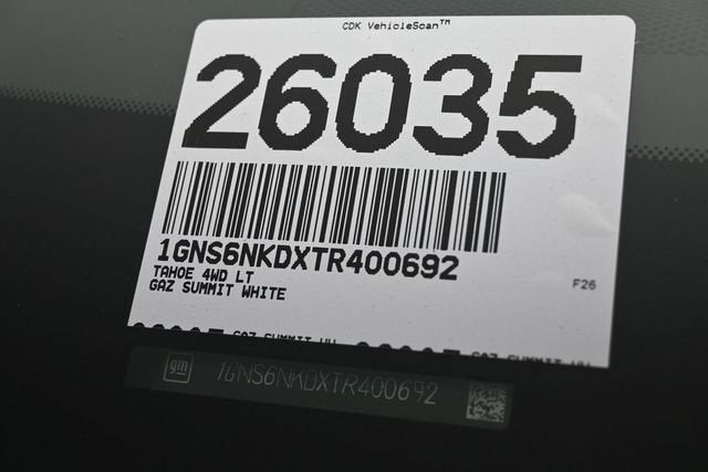 2026 Chevrolet Tahoe LT