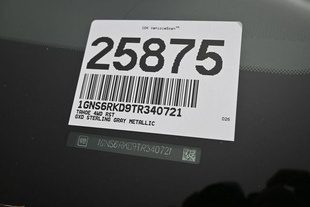 2026 Chevrolet Tahoe RST