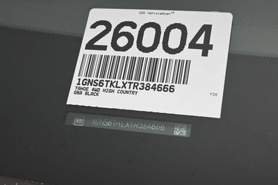 2026 Chevrolet Tahoe High Country
