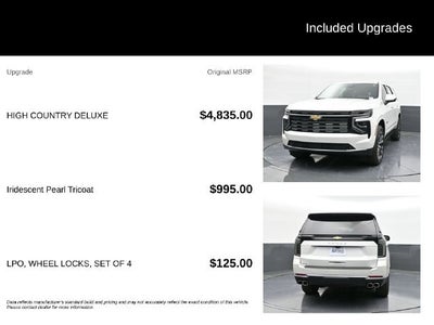 2025 Chevrolet Tahoe High Country