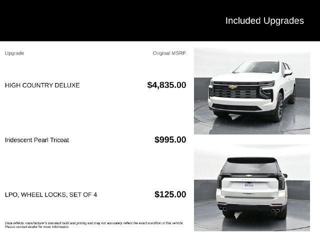 2025 Chevrolet Tahoe High Country