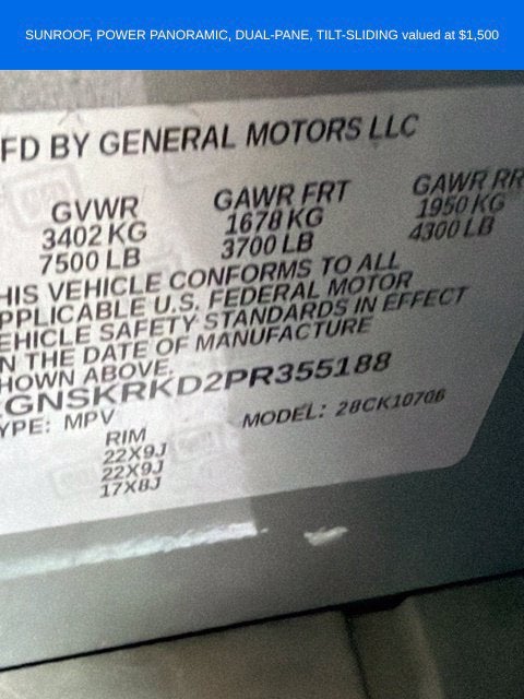 2023 Chevrolet Tahoe RST