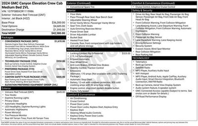 2024 GMC Canyon Elevation
