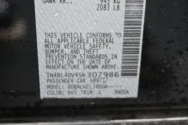 2025 Nissan Altima SV FWD