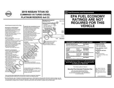 2019 Nissan TITAN XD Platinum Reserve Diesel