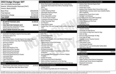 2022 Dodge Charger SXT RWD