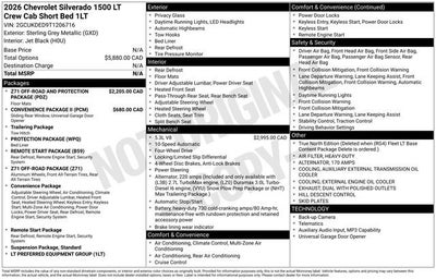 2026 Chevrolet Silverado 1500 LT