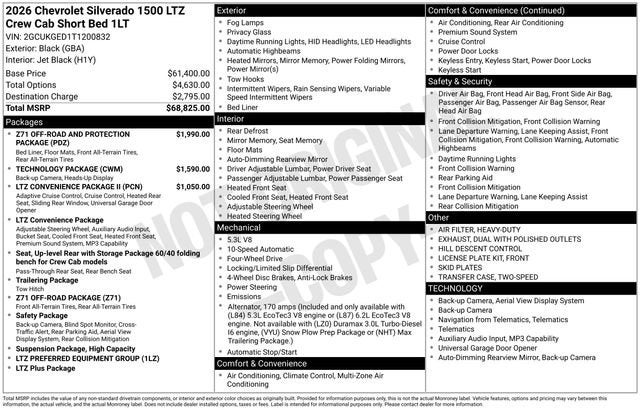 2026 Chevrolet Silverado 1500 LTZ