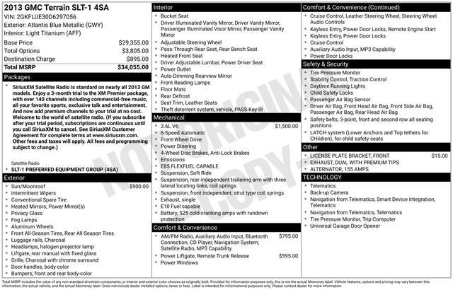 2013 GMC Terrain SLT