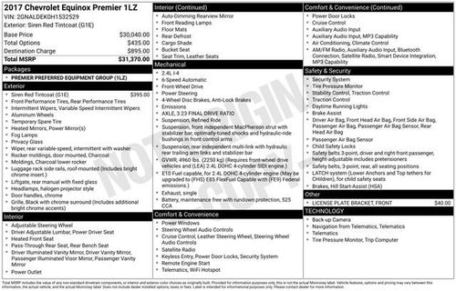 2017 Chevrolet Equinox Premier