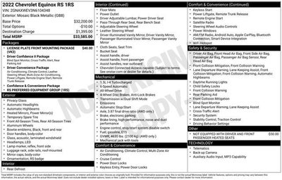 2022 Chevrolet Equinox RS