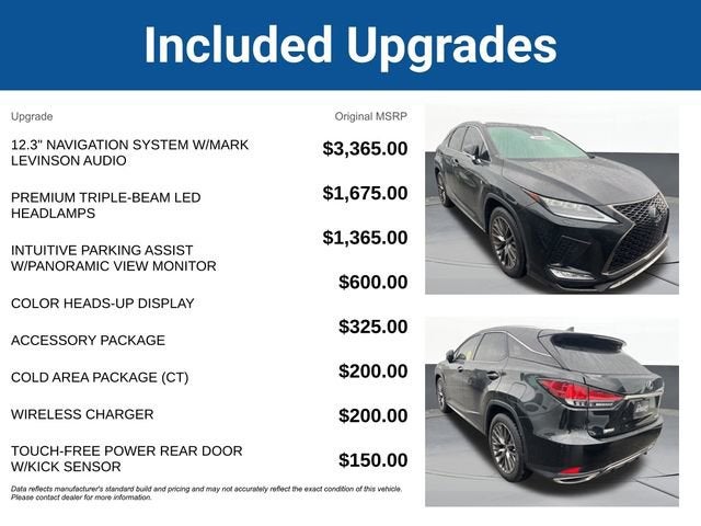 2022 Lexus RX 350 F SPORT Handling