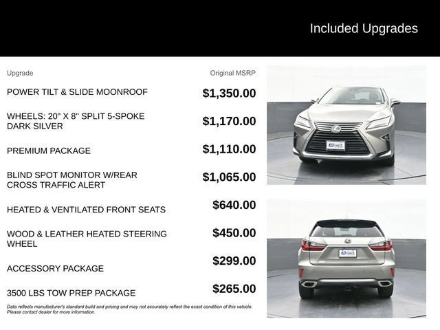 2018 Lexus RX 350 RX 350