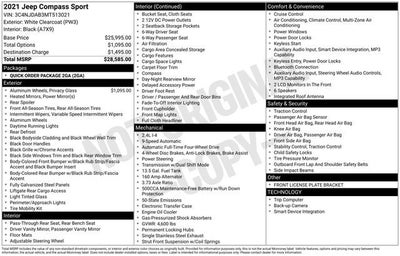 2021 Jeep Compass Sport 4x4