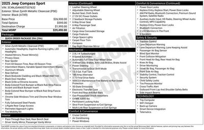 2025 Jeep Compass Sport 4x4