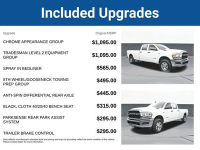 2020 RAM 2500 Tradesman Crew Cab 4x4 8' Box