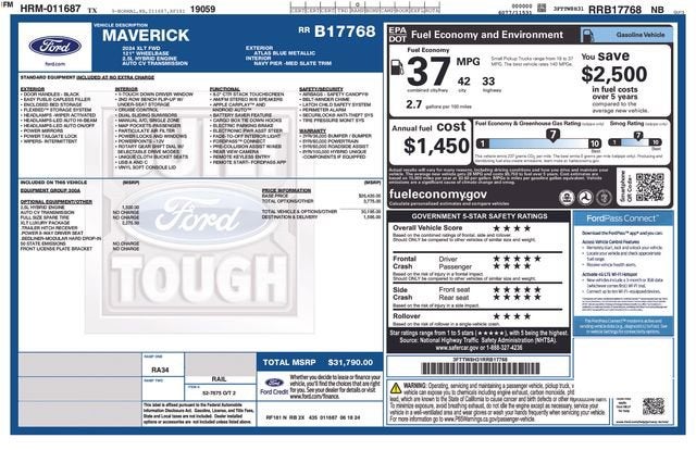 2024 Ford Maverick XLT