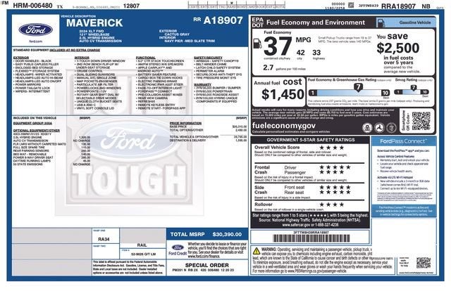 2024 Ford Maverick XLT FWD's photo