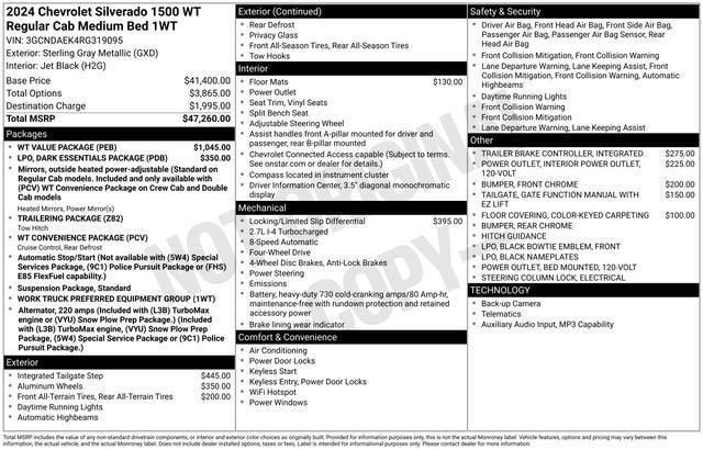 2024 Chevrolet Silverado 1500 WT