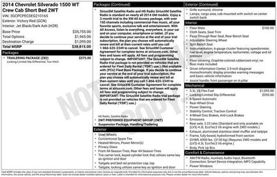 2014 Chevrolet Silverado 1500 Work Truck