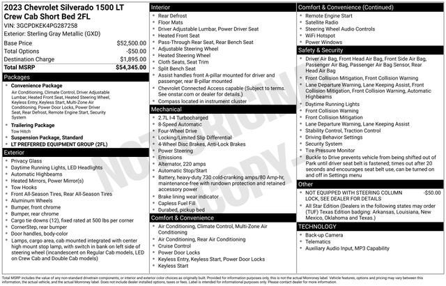 2023 Chevrolet Silverado 1500 LT
