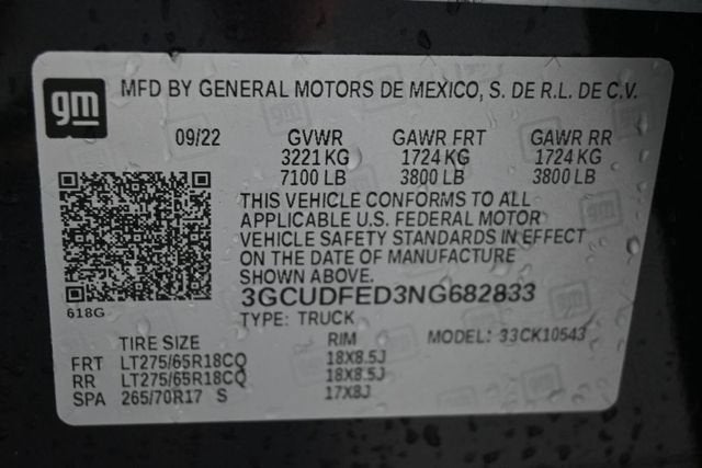 2022 Chevrolet Silverado 1500 LT Trail Boss