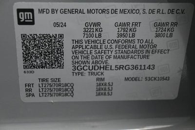 2024 Chevrolet Silverado 1500 ZR2