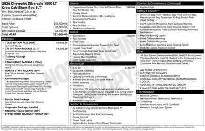 2026 Chevrolet Silverado 1500 LT
