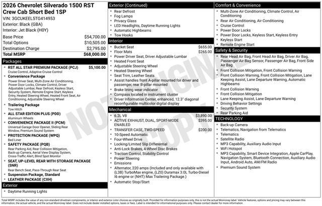 2026 Chevrolet Silverado 1500 RST