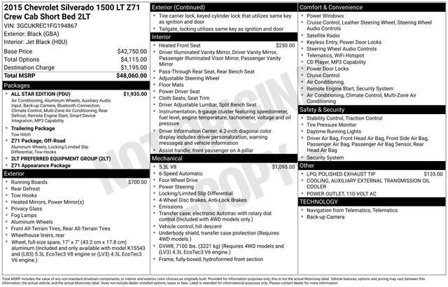 2015 Chevrolet Silverado 1500 LT