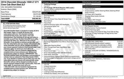2016 Chevrolet Silverado 1500 LT