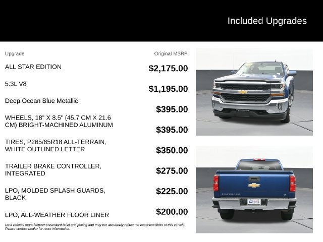 2018 Chevrolet Silverado 1500 LT